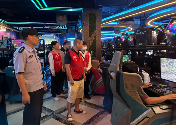 海口市琼山区开展2024年暑期未成年人网络环境整治宣传活动(图2)