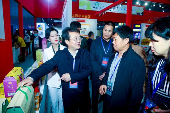 第十八届国际粮油展在安徽合肥举办山西小米、主食糕品和优质杂粮组团参展