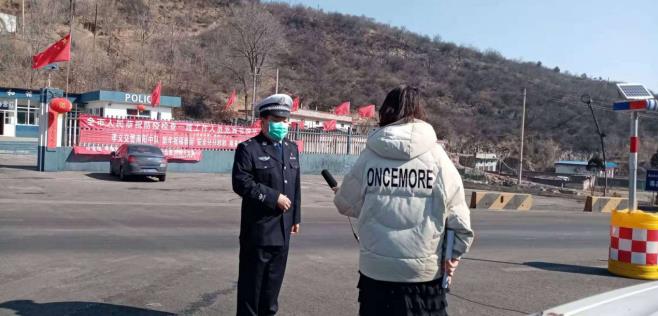 山西孝义交警赵文斌用虚弱身躯硬核战疫