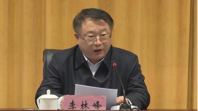 (中共农安县委副书记,农安县人民政府县长李林峰主持会议)