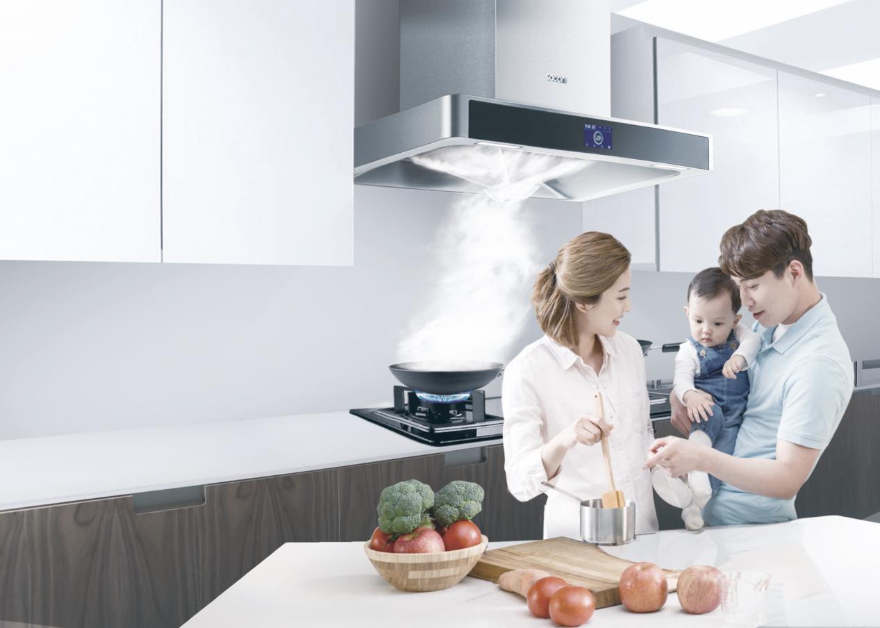 雅美娜大风压油烟机   无惧厨房爆炒的吸烟神器