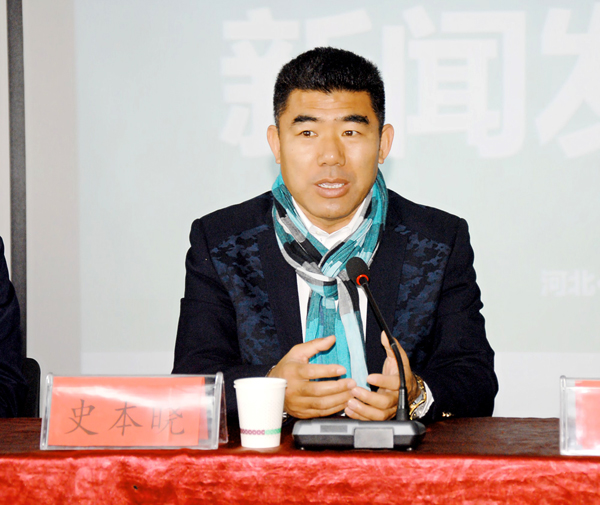 李继敏总裁讲了话,她说:"邯郸非遗文化丰富多彩,此次赵王集团携手悦游