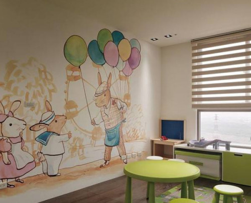 晨阳水漆教你4招解决单调的大白墙,布置一个精致的家!