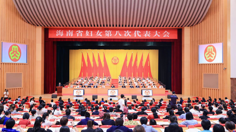 海南省妇女第八次代表大会召开112n措施为推动全省妇儿工作见成效