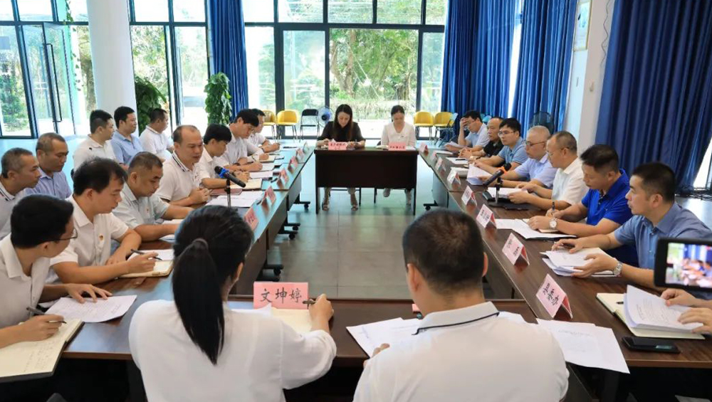 海南定安县委书记到龙门督导主题教育开展情况并调研经济社会高质量