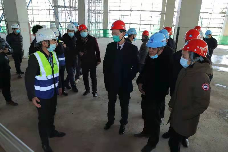 会上,省中医院,省公建中心,中建三局华东分局,江宁区政府,省住建厅,省