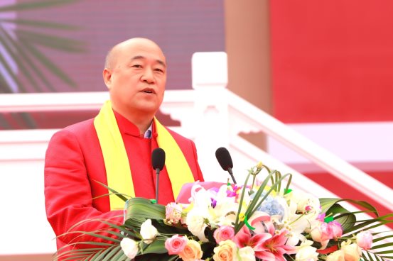 汾酒总经理谭忠豹致辞