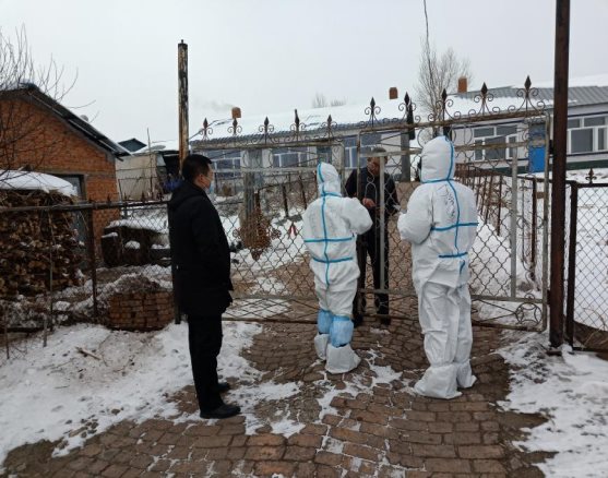 黑龙江绥棱县双岔河镇双兴村疫情防控网格化,筑牢疫情防护墙