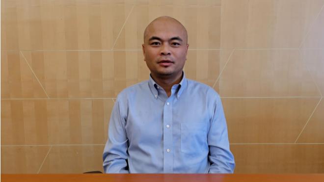 (美的空调开发者代表,腾讯云副总裁蔡毅谈合作)