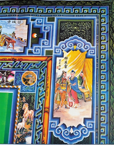 炕围画画师刘希明让古老民间艺术焕发新生机